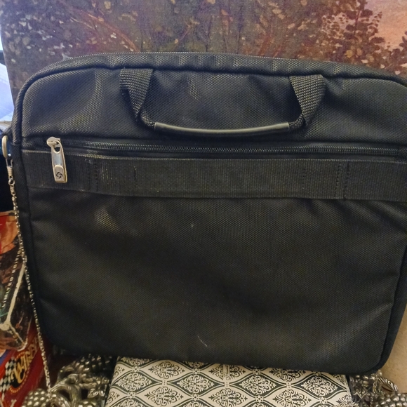 🎒🛍 Samsonite Black Canvas Bag 🏓🎒 🆕  Size 13"×16",Awesome Gift Item. 🎁 - Picture 5 of 5